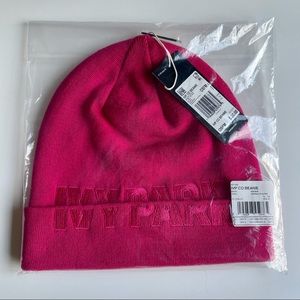 🔥ADIDAS x IVY PARK CUT OFF LOGO BEANIE - PINK🔥